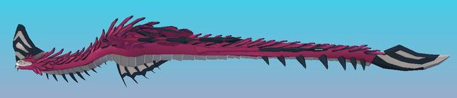Finished model side view