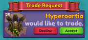 Trade Request Example