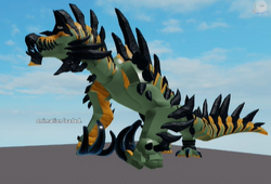 Zinthros Spinosaurus Dragon Adventures Wiki Fandom - roblox arcane adventures inventory failed to load reset or rejoin