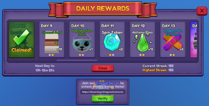 Daily Login V3.1 Example