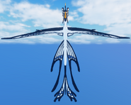 Flying front view