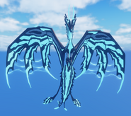 Flying front view