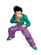 Goten w czasach Rewritten w normalnym ubraniu.[7][8]