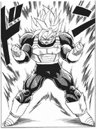 Goku pod postacią Super Saiyanina Drugiego Stopnia.[40]