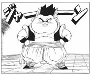Gotenks jako dziecko w swojej grubej wersji.[13]