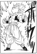 Gotenks jako dziecko w formie Super Saiyanina.[17]