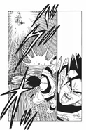 Gohan wykonujący Burst Rush.[12]