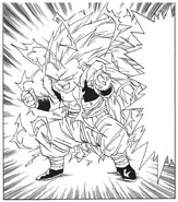Gotenks jako dziecko (w Super Saiyanine 3).[18]