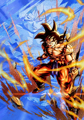 SP Kaioken Goku (Blue)  Dragon Ball Legends Wiki - GamePress