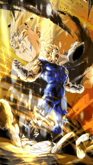 Majin Vegeta battle damaged by DBart - DB art site - Drawings &  Illustration, Entertainment, Television, Anime - ArtPal