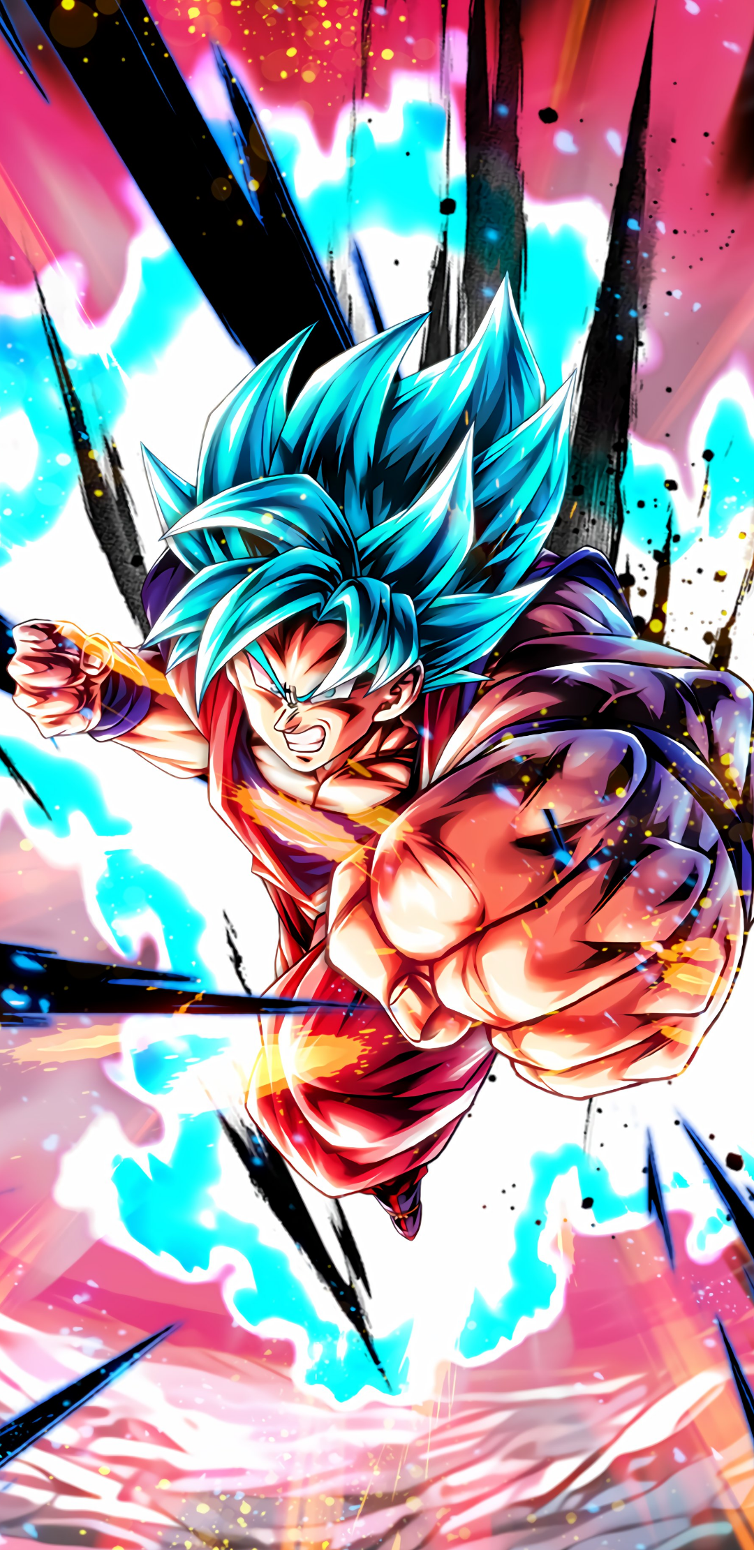 Drawing Goku Super Saiyan Blue Kaioken Times 10 