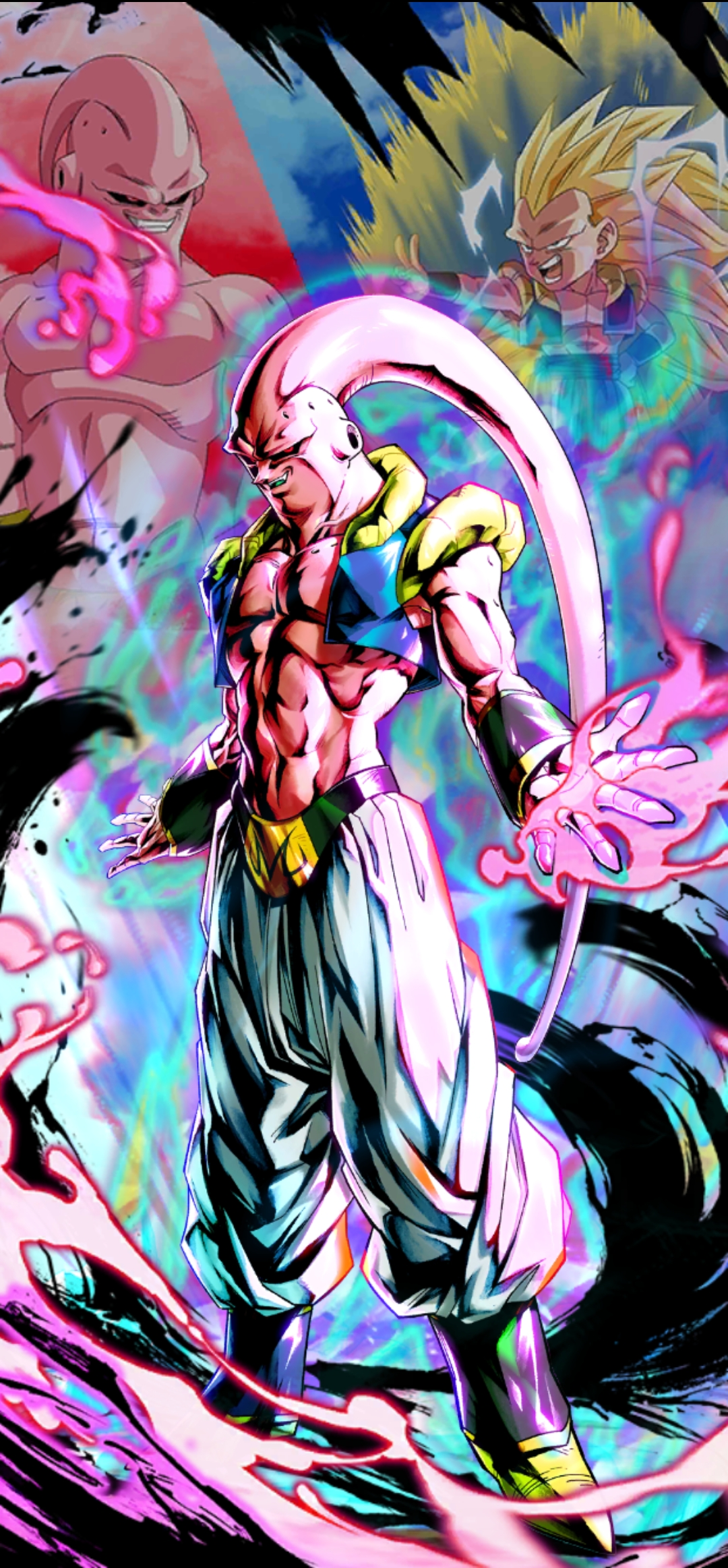 dbz super buu gotenks absorbido