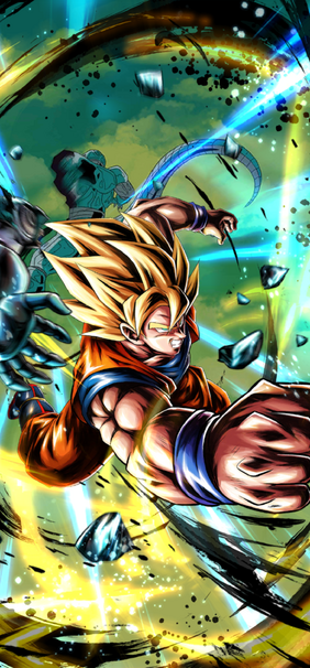 SP Super Saiyan God Goku (Green)  Dragon Ball Legends Wiki - GamePress