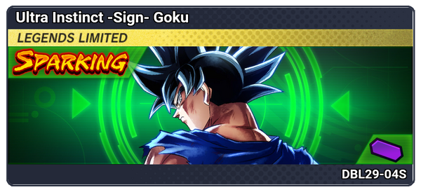 LEGENDS STEP-UP SIGN OF ULTRA - Dragon Ball Legends