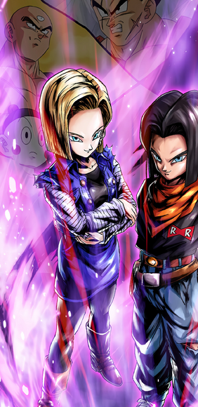 Dragon Ball Shikishi ART6 - 7. Android 16 & Android 17 & Android 18