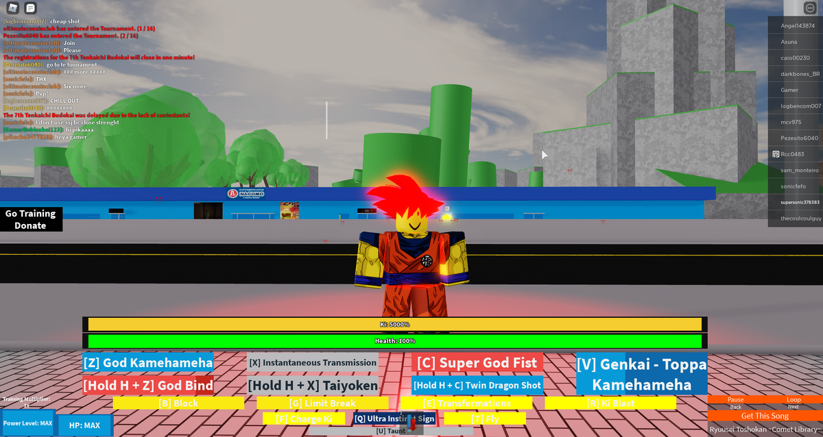 TREINAMENTO PARA VIRAR SUPER SAIYAJIN NO ROBLOX!! (Dragon Ball