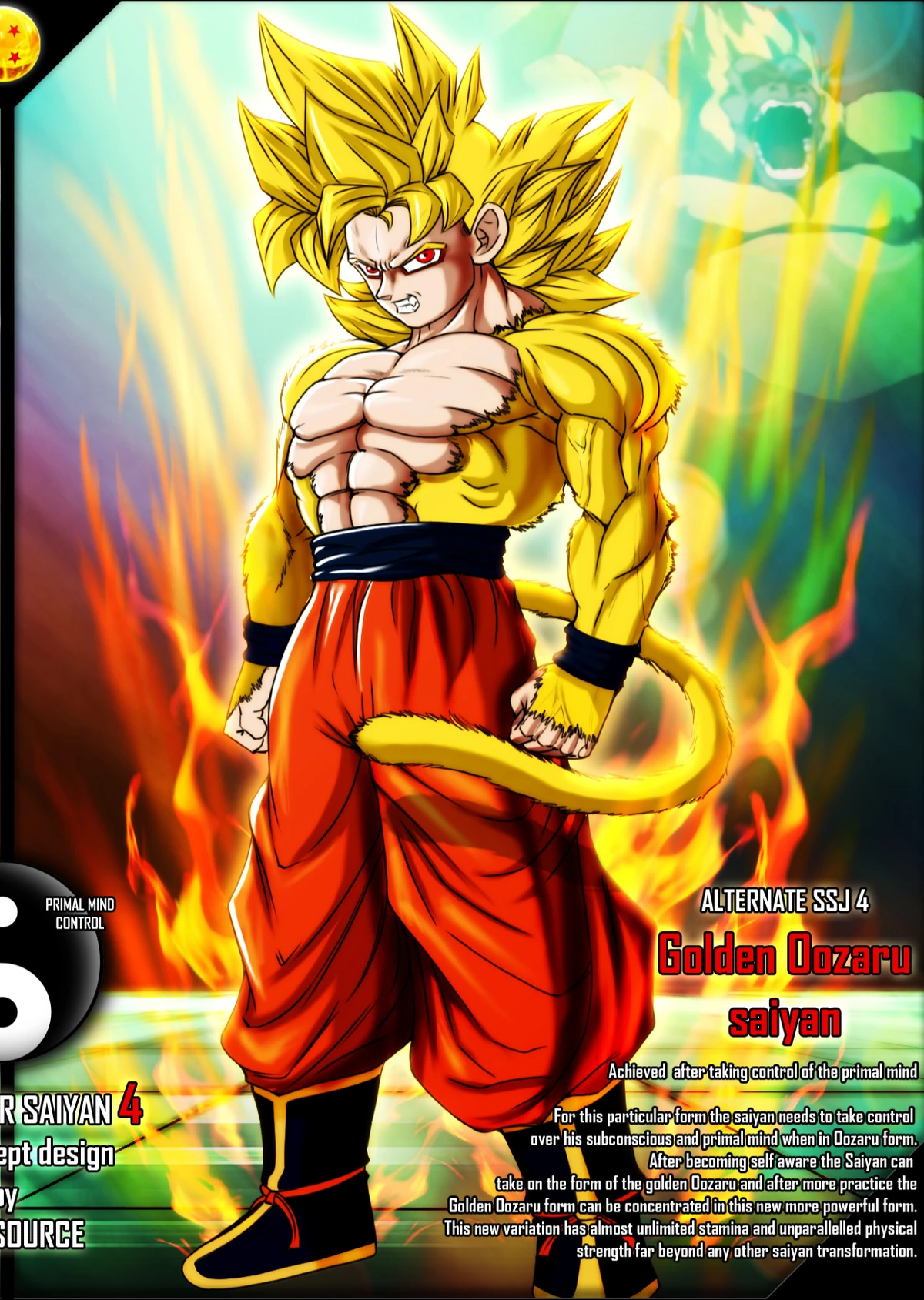 Golden Super Saiyan 4 | Dragon Ball SS Wiki | Fandom