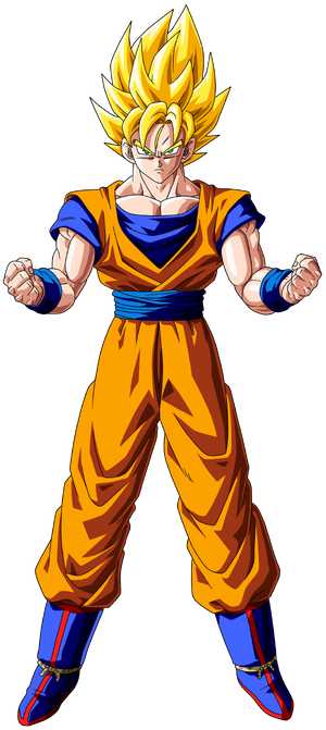 Goku SSJ 1 Full Power  Goku super sayajin, Goku desenho, Majin boo kid