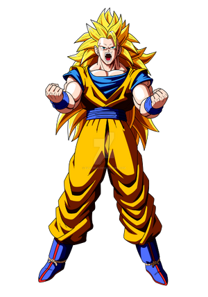 desenho goku super sayajin 3 - Clip Art Library