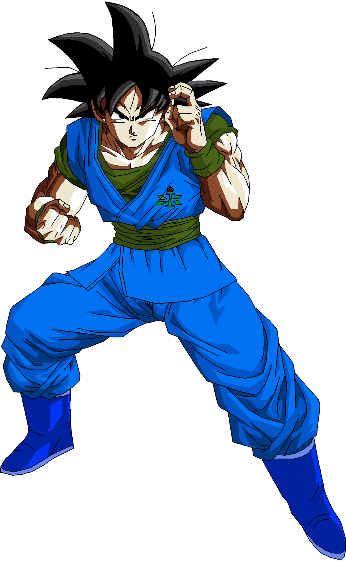 Son Goku - Super Saiyan Blue Feduary 2022 PNG by Teejee67 on