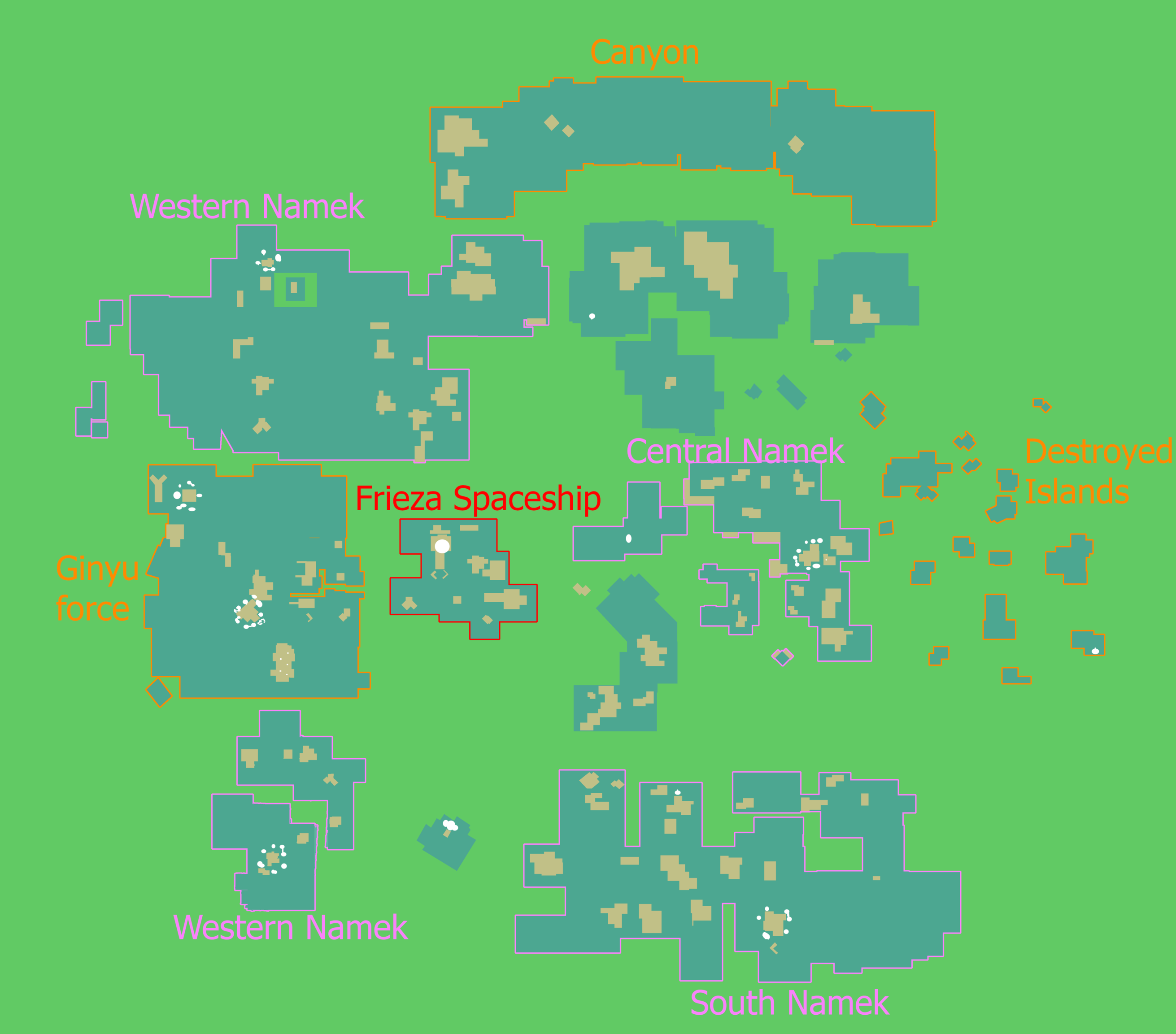 Map, Dragon Ball Z: Final Stand Wiki