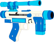 Vinyl Scratch's SE-14r blaster pistol