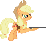 Applejack (with her coachgun and revolvers)