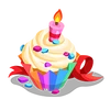B-day Cupcake