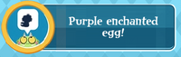 Purple Enchanted Egg