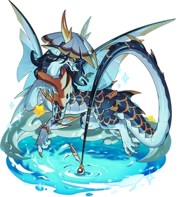 Fishing Tail Dragon | Dragon Village Collection Wiki | Fandom