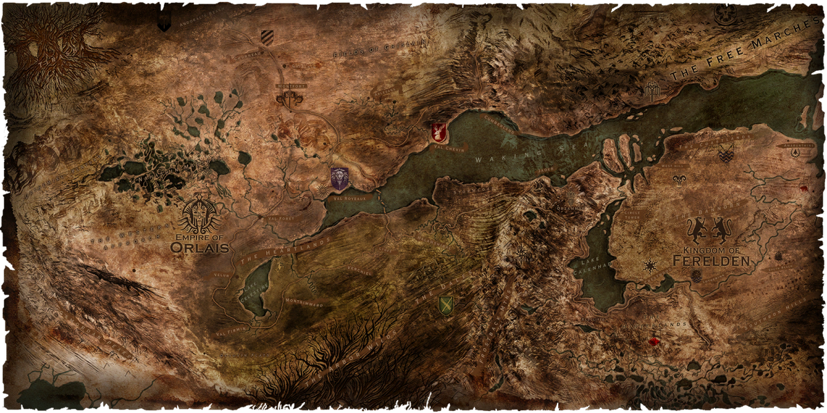 Dragon Age: Inquisition World Map