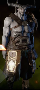 Der Eiserne Bulle in der Rüstung