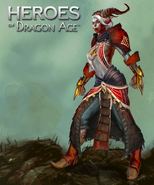 Arigena przedstawiona w Heroes of Dragon Age
