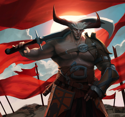 Ib.png (903 KB) Promotional artwork of The Iron Bull