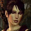 Morrigan: A human apostate mage, shapeshifter and a Witch of the Wilds. Dialogue