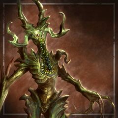 Artwork of a Greater Terror Demon in Heroes of Dragon Age