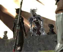 Flemeth verkörpert sich am Sunderhügel