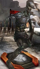 Eine Sklavenstatue in Heroes of Dragon Age