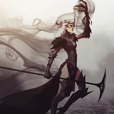 Darstellung von Flemeth in Dragon Age: The World of Thedas Volume 1