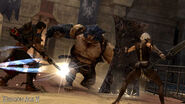 Hawke y Fenris luchando con un genlock alfa