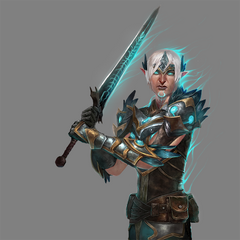 Promotional image of Fenris from Heroes of Dragon Age