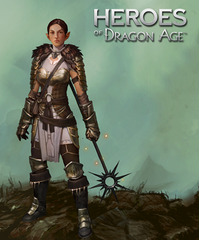 Knight-Enchanter Helaine in Heroes of Dragon Age