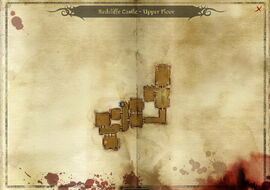 Map-Redcliffe Castle - Upper Floor