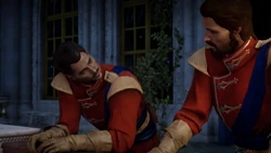 Dorian und Inquisitor im Winterpalast