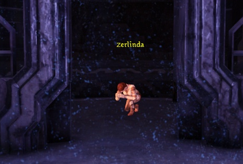 Zerlinda praying in Orzammar's chantry