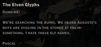 The elven glyphs note.png (196 KB) The Elven Glyphs; to Duhaime, from Pascal