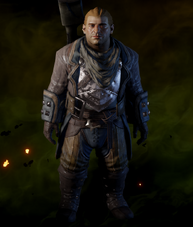 Varric in the armor