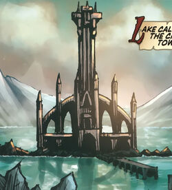 The tower as seen in Dragon Age (comic)