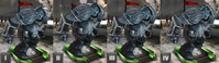 Tier progression of a steel golem in Heroes of Dragon Age