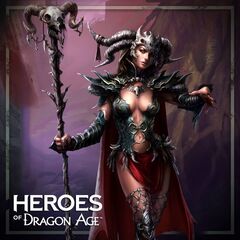 Promotional image of Yavana in Heroes of Dragon Age